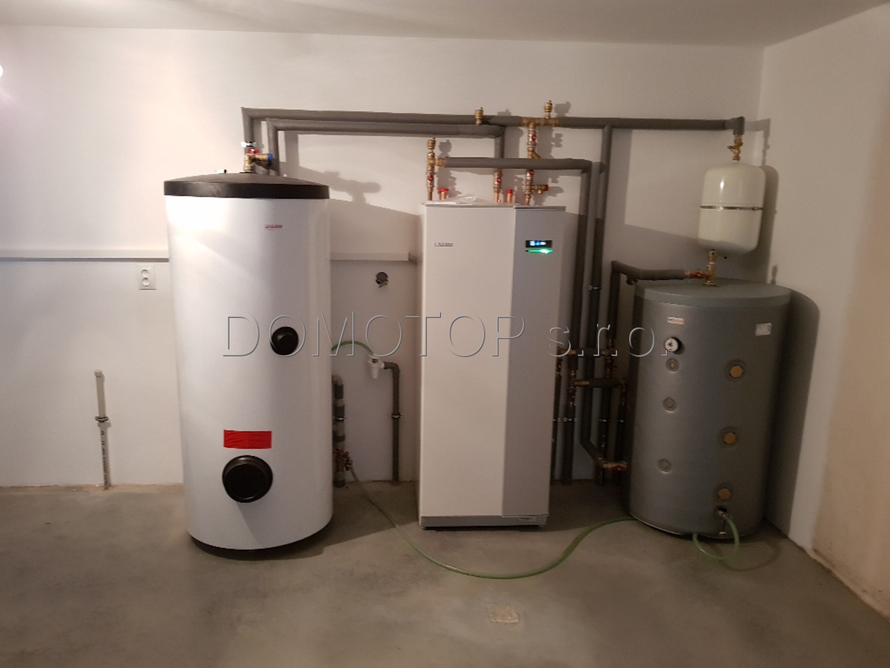 Instalace tepelného čerpadla NIBE F1245 a F1145