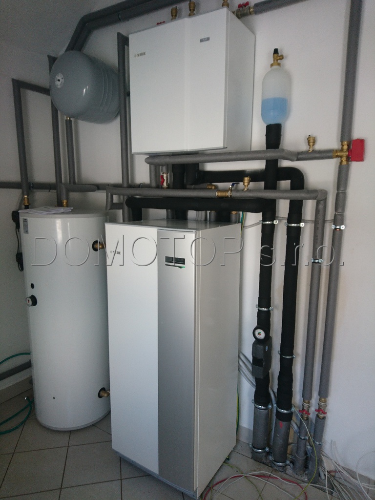 Instalace tepelného čerpadla NIBE F1245 a F1145
